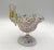 Alabaster Late 19th Century Antique Murano Attributed Footed Compote Bowl With Millefiori For Sale - Image 8 of 11