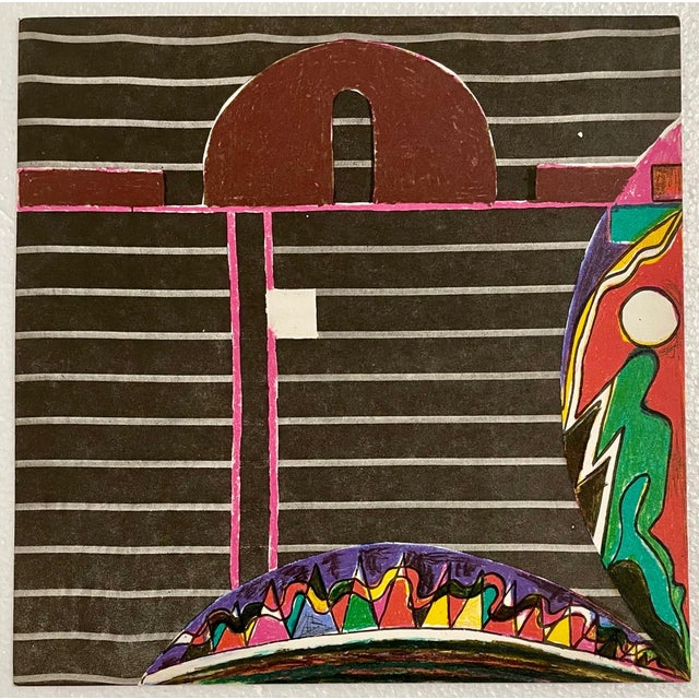 Myriam Bat Yosef, Feminist Surrealist French Abstract Colorful Lithograph Print Myriam Bat Yosef For Sale - Image 4 of 7