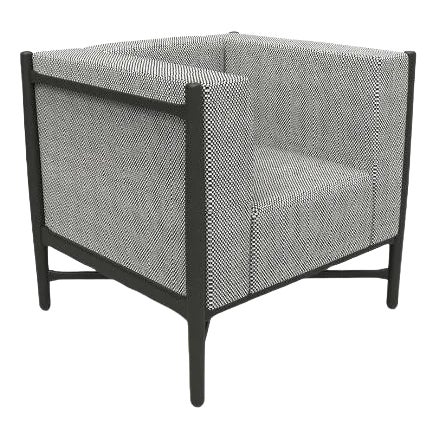 Black Lacquered Novum Pepper Loka Armchair by Colé Italia For Sale