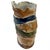 Contemporary 1970's Brutalist Art Pottery Striped Slab Oval Vase For Sale - Image 3 of 9