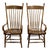 1930s American Primitive Spindle Back Arm Chairs(Pair) For Sale