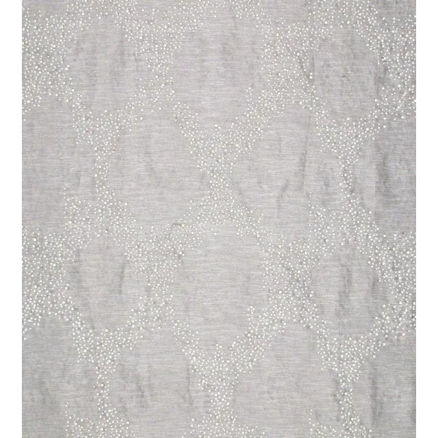 The House of Scalamandré Pearlescence Fabric, Taupe For Sale