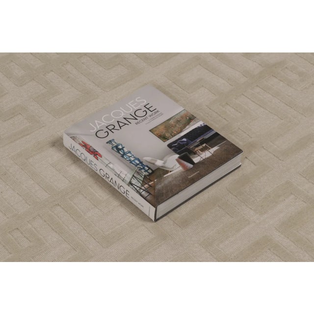 Contemporary High-Low Sculpted Greek Fret Wool Mohair Rug by Rug & Kilim, India For Sale - Image 10 of 10