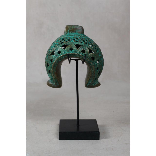 Benin Bronze Bangle on Stand For Sale - Image 3 of 6