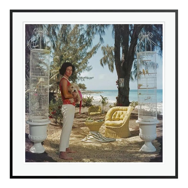 Contemporary Gloria Schiff 1961 by Slim Aarons Black Framed C Print For Sale