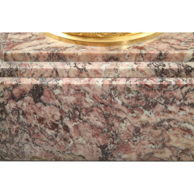 19th Century Napoleon III Brocatelle Marble Column For Sale - Image 5 of 17