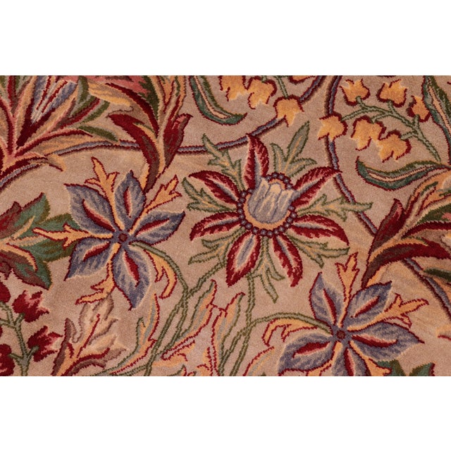 Designed with mesmerizing intricacy and gorgeous color palette, this hand-knotted masterpiece demonstrates the beauty and...