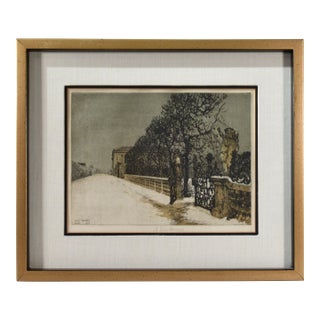 Luigi Kasimir Wien 1911 Original Print For Sale