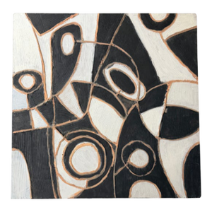 Large Contemporary Abstract Mixed-Media Painting, Bryan Boomershine