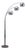 Three-Light Floor Lamp attributed to Goffredo Reggiani, 1970s For Sale