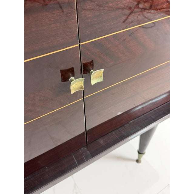 Italian Display Cabinet with Sliding Glass Doors, 1950 For Sale - Image 9 of 12