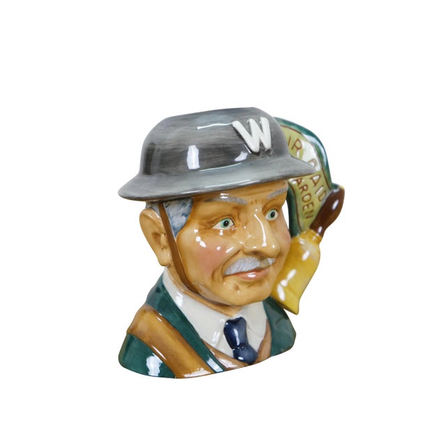 Realism 2004 Royal Doulton Character Jug Air Raid Precaution Warden LTD Ed Coa D7209 6" For Sale - Image 3 of 13