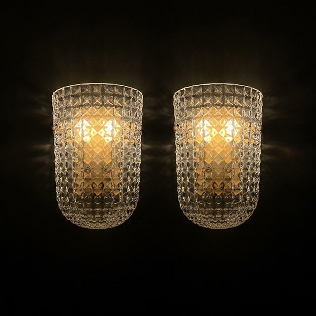 Venetian Murano Wall Sconces, 1990s, Set of 2 For Sale - Image 8 of 14