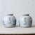 Chinese Pair of Chinese Blue and White Porcelain Bird and Peony Jars, 20th Century For Sale - Image 3 of 10