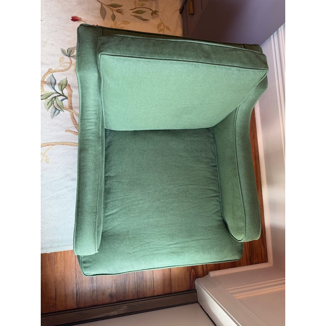 Midcentury Lounge Chair in Hollywood Regency Style. Beautiful Curves, Newly Padded and Reupholstered in Mind the Gap...