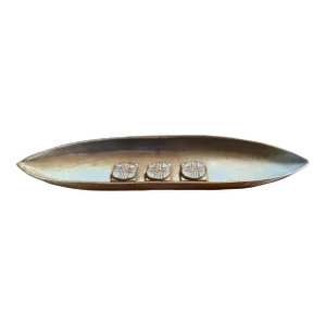 Vintage Handmade Stoneware Pottery Centerpiece / Tray