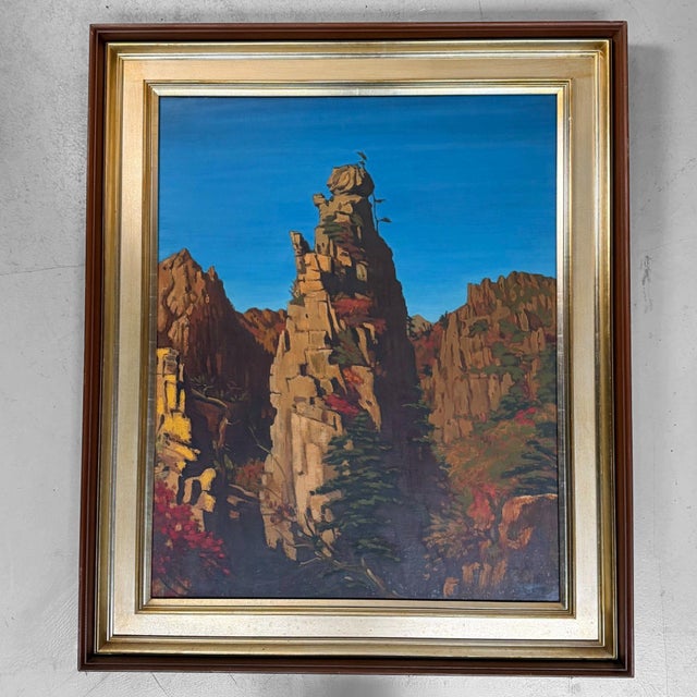 Park Jeon-Yeol, Mount Kumgang, 1961, Oil on Canvas For Sale - Image 18 of 18