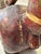 Hand-Carved Wooden Feline Sculpture With Metal Detailing For Sale - Image 10 of 12