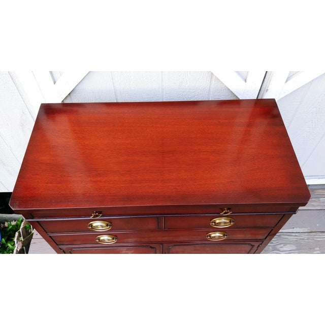 1957 Traditional Drexel New Travis Court Mahogany Server Chairish