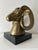 Mid 20th Century Vintage Mid Century Bronze Ram on Marble Base For Sale - Image 5 of 12