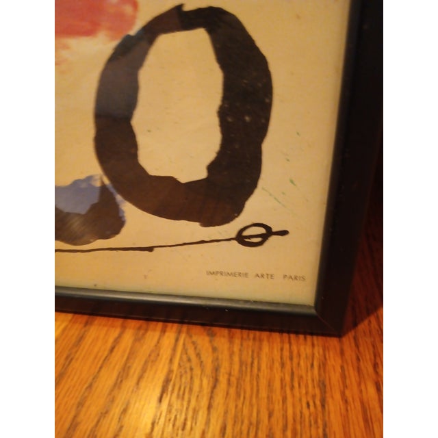 Abstract Expressionism 1960s Joan Miro Exhibition Poster Galerie Adrien Maeght Modern Art For Sale - Image 3 of 3