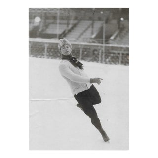 1920s Ice Skater Gillis Grafstrom Photograph For Sale