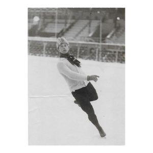 1920s Ice Skater Gillis Grafstrom Photograph