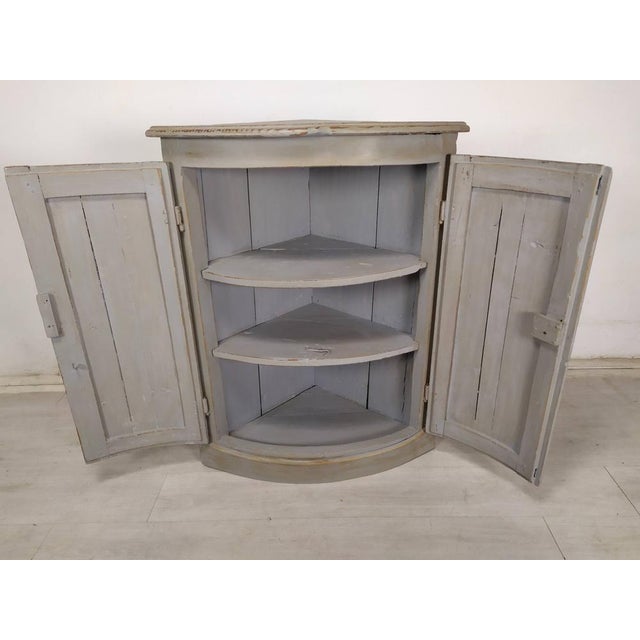Vintage Grey Buffet in Wood For Sale - Image 5 of 18