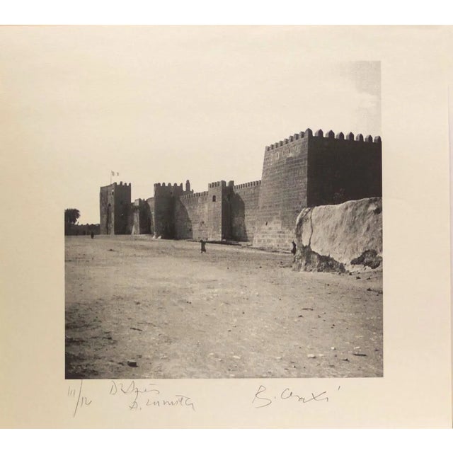 A City Wall in Tunisia - Tunisiaca - Photolithograph by Bettino Craxi - 1996 1996 For Sale