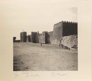 A City Wall in Tunisia - Tunisiaca - Photolithograph by Bettino Craxi - 1996 1996