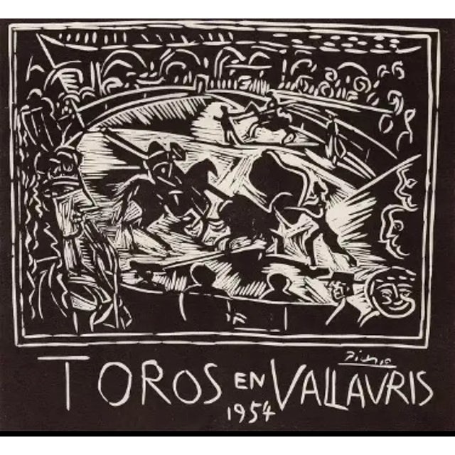 Pablo Picasso Pablo Picasso, Toros at Vallauris, Lithograph, 1959 For Sale - Image 4 of 4