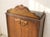 Antique Carved Wood Drop-Front Armoire Cabinet For Sale In Los Angeles - Image 6 of 12