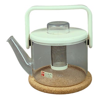 Vintage Glass Teapot by Carsten Jorgensen for Bodum, Denmark, 1980s For Sale