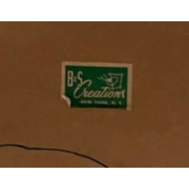 Vintage Framed Lithograph of Saint Florent by Ch. Motte After Isidore-Laurent Deroy - Labeled For Sale In New York - Image 6 of 6