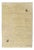 Small Hand-Knotted Gabbeh Loribaft Rug in Beige For Sale