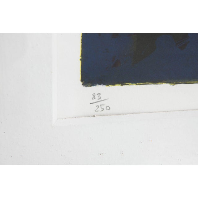Abstract Mid Century Danish Painter Jens Birkemose Lithograph For Sale - Image 3 of 4