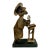 Frank Meisler, Rare Vintage Israeli Judaica Rabbi Praying Mechanical Sculpture Frank Meisler For Sale