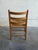 Vintage Danish Pine Armchair Rush Seat Scandinavian Mid Century For Sale - Image 4 of 7