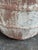 Monumental Ribbed Terracotta Planter With Heavily Distressed Patina For Sale - Image 4 of 11