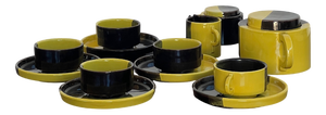 Italian Ceramic Tea or Coffee Set from SIC Ceramiche Artistiche, 1960s-1970s, Set of 13