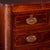 A fine inlaid federal sheraton mahogany chest of drawers, circa 1820. Six drawers with half columns and conforming top....