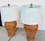 1970s Pair of Woven Rattan and Wood Ginger Jar Lamps in the Style of Ralph Lauren For Sale - Image 10 of 13
