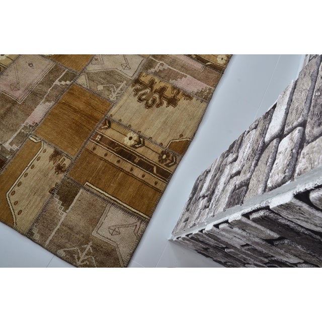 Beige Mid 20th Century Anatolian Wool Carpet For Sale In Phoenix - Image 6 of 10