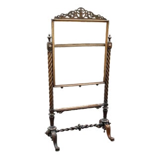 Antique Tapestry Stand in Mahogany For Sale