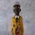 Late 20th Century Vintage African Carved Wood Colon Statue Figure Gentleman Suit Painted 17 In For Sale - Image 5 of 10