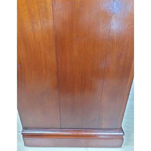 Edwardian Walnut 2 Over 3 Chest of Drawers with Drop Handles, 1910s For Sale - Image 18 of 18