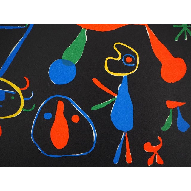 After Joan Miro, People in the Stars, 1949, Lithograph For Sale - Image 5 of 6