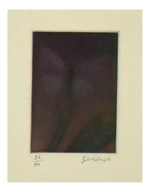 Laurent Schkolnyk, Composition, Etching, 1990