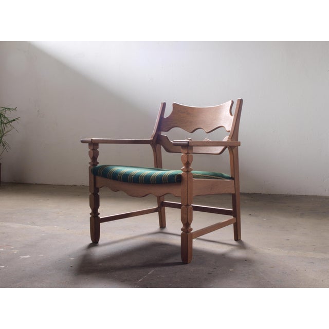 Danish Brutalist Razorblade Armchair by Henning Kjærnulf, 1960s For Sale - Image 16 of 18