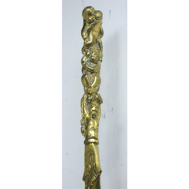 Butter Knife Gilt Bronze Children Antique Victorian For Sale - Image 15 of 16